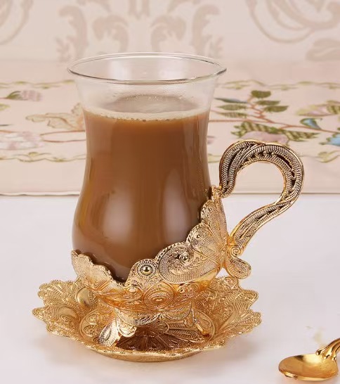 Set creativo creativo de té de té de platillo exquisito de alta gama de lujo pequeño