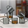 Taza de té de vidrio con alto contenido de borosilicato