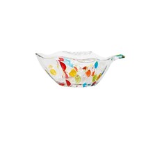 INS Feng Xiaoyu Plato de vidrio pintado a mano