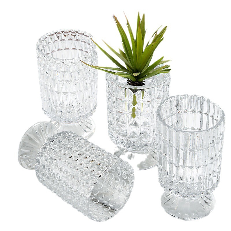 Flor de cristal en relieve de lujo, luz retro francesa de estilo nórdico