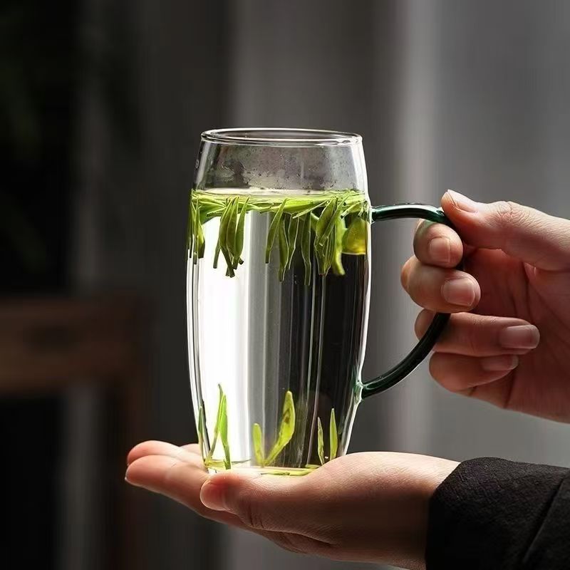 Copa de elaboración de té verde simple engrosada